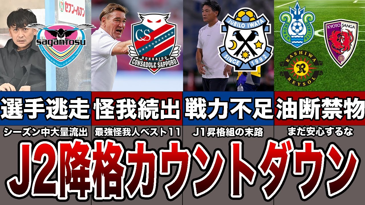 j リーグ j2 降格