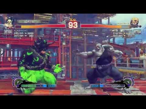 ウルトラストリートファイターIVバトル：ヒューゴー vs 剛拳
