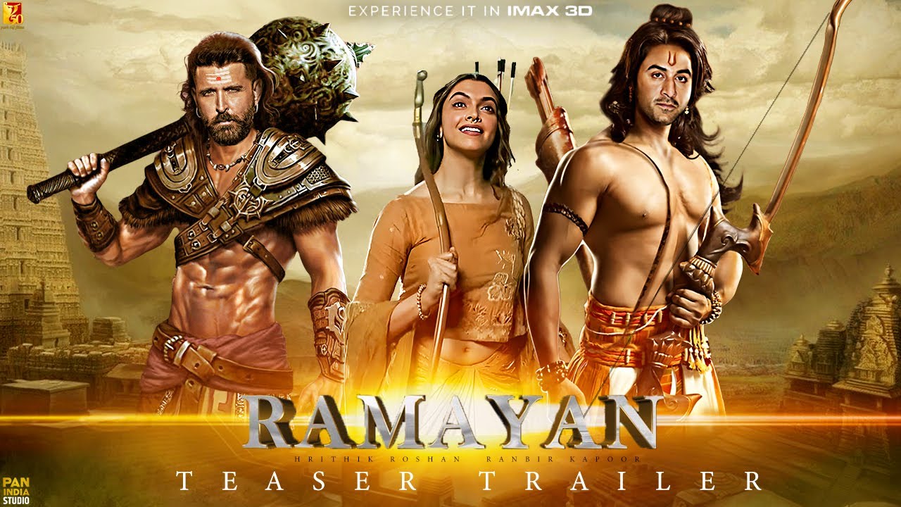 RAMAYANA Teaser Trailer 2023 Ranbir Kapoor Hrithik Roshan Deepika