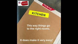 How to make a packing list when you are moving overseas with UPakWeShip International Movers.