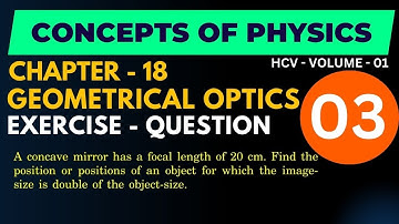 HC Verma -Geometrical Optics - Chap - 18 - Q - 03 - Vivek Phalke PHYSICS