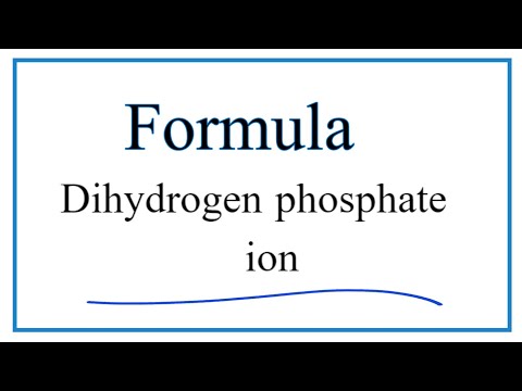 Video: Koľko atómov obsahuje dihydrogenfosforečnan vápenatý?