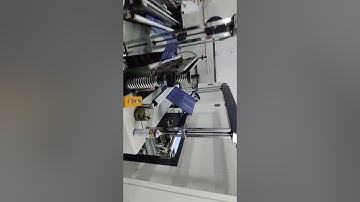 box bag making machine with online loop handle making machine