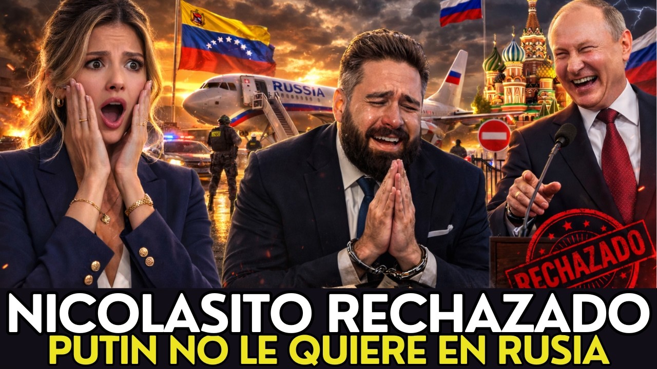 💥¡ÚLTIMA HORA!💥 NICOLASITO INTENTA HUIR A RUSIA Y PUTIN LE CIERRA LA PUERTA EN LA CARA