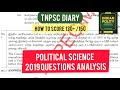 Group 1 mains| political science 2019 Questions Analysis