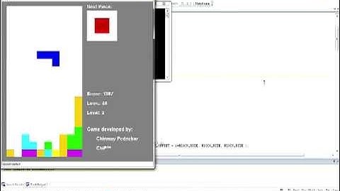 3 hours of making tetris in 3 min