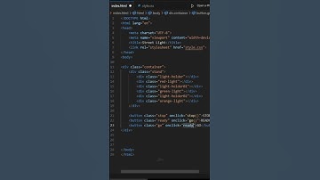 Traffic lights🚦 switch function [HTML, CSS & JS] programming | full video in our channel