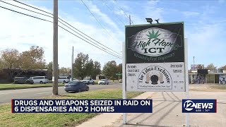 Drugs, weapons seized in raid on Wichita dispensaries and homes