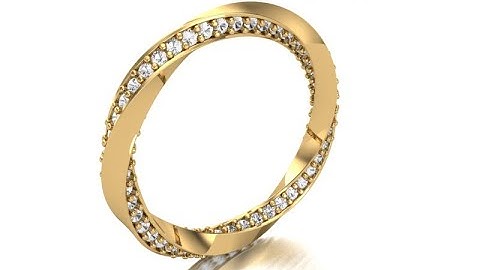 Twist band ring | | Simple process