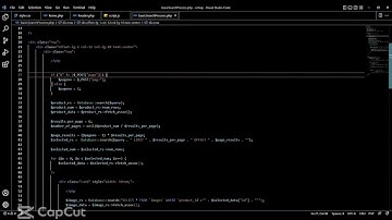 Program the basic product searching process including pagination