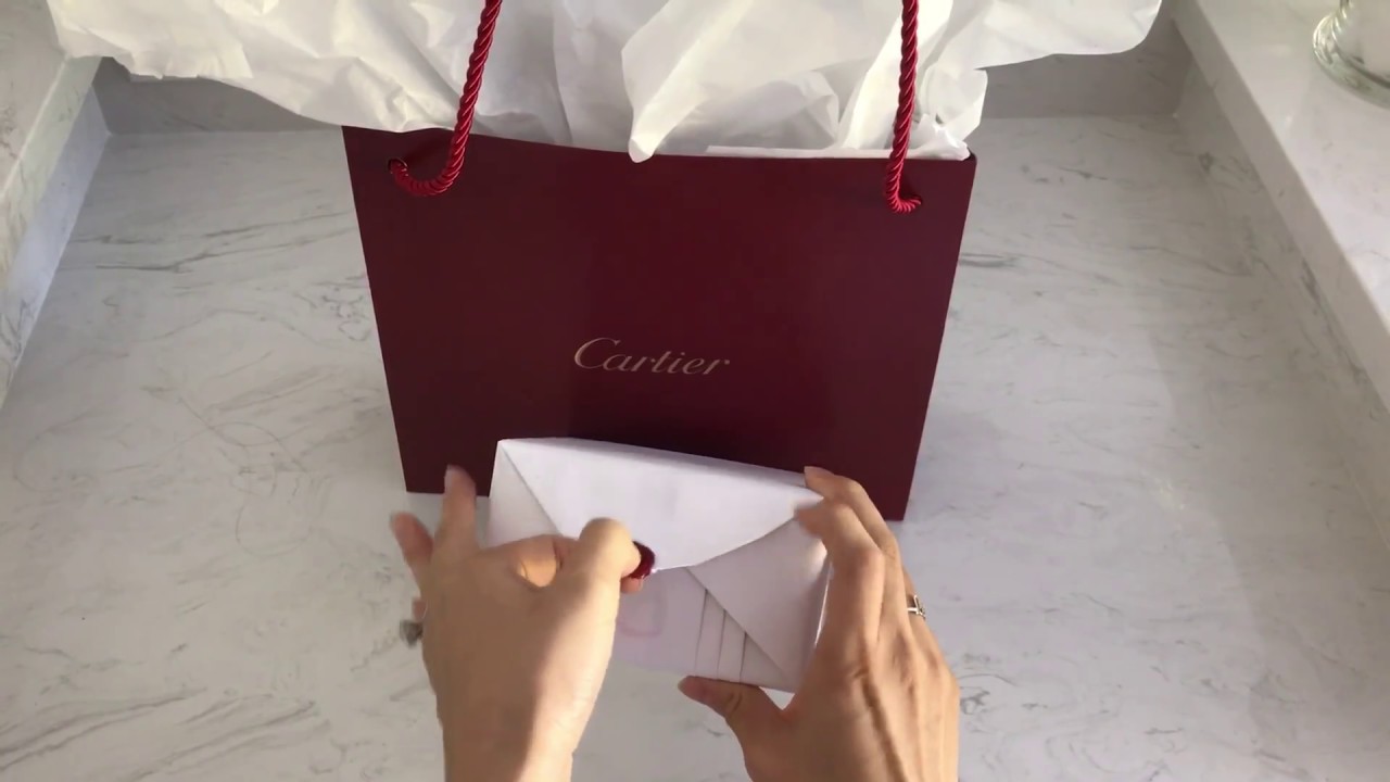 cartier bracelet unboxing