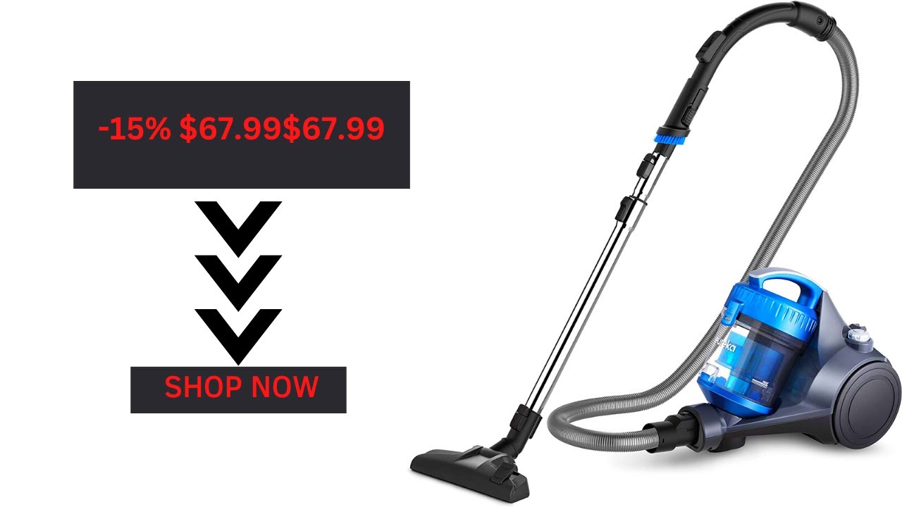 eureka WhirlWind Bagless Canister Vacuum Cleaner YouTube