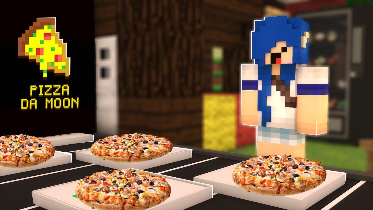 FABRICA de PIZZA no MINECRAFT!!!
