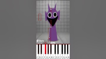 Transformation Durple (FASH Animation) | Incredibox Sprunki (@fash) - Octave Piano Tutorial