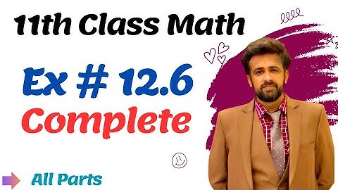 1st year math exercise 12.6 question number 8 || 11th class math chapter 12 exercise 12.6 complete