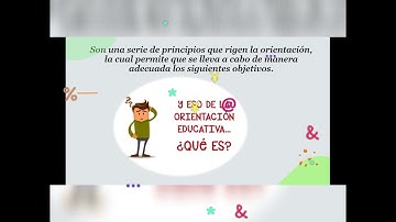 Objetivos de la orientación y acción tutorial.