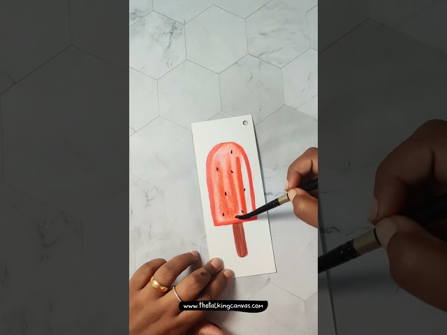 Summer Art Tutorial #summerart #popsicle class=