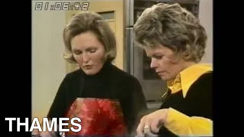 Mary Berry | How to make  omelette and Salad | 1973
