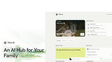 Bubble.io x Anthropic Hackathon - Tribe AI a AI-powered family management app