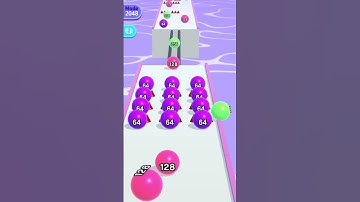 2048 • BallRun2048 • Android/iOS Walkthrough • #games #android  #mobile #gameplay #ios #ballrun2048