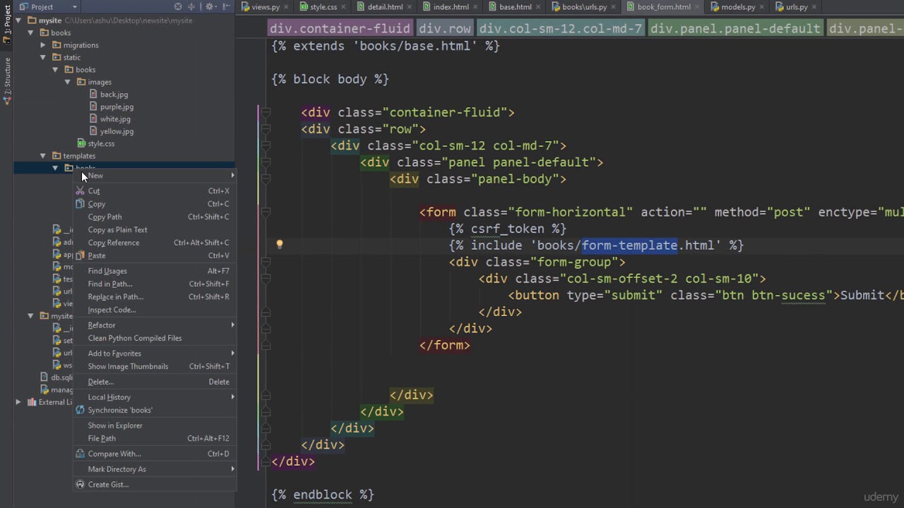 Complete Python Course - Beginner to Advance 161 Django tutorial 27 ...