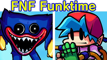 Huggy Wuggy Returns -  FNF: Funktime + Cutscenes [Poppy Playtime Chapter 1]