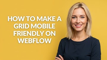 How to Make a Grid Mobile Friendly on Webflow - Julia