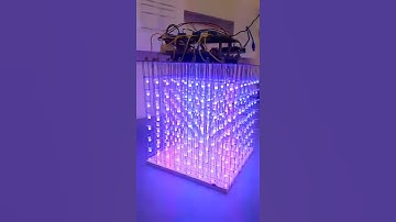 RGB 8x8x8 LED Cube Demo