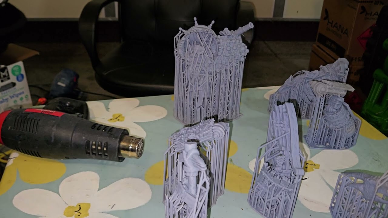 Easy way remove supports from a resin 3D print without damageing the part.