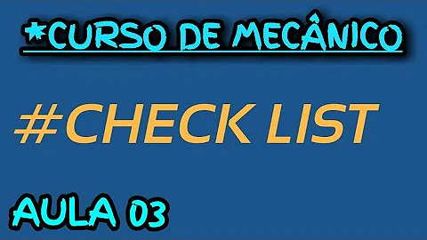 Como fazer checklist de moto?
