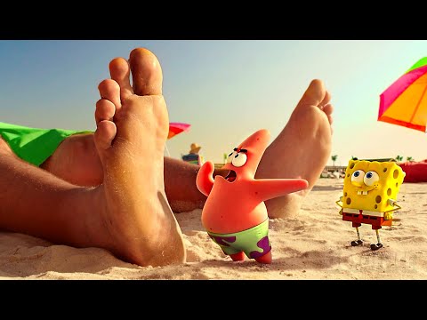 Os momentos MAIS ENGRAÇADOS dos filmes do Bob Esponja ⚡ 4K