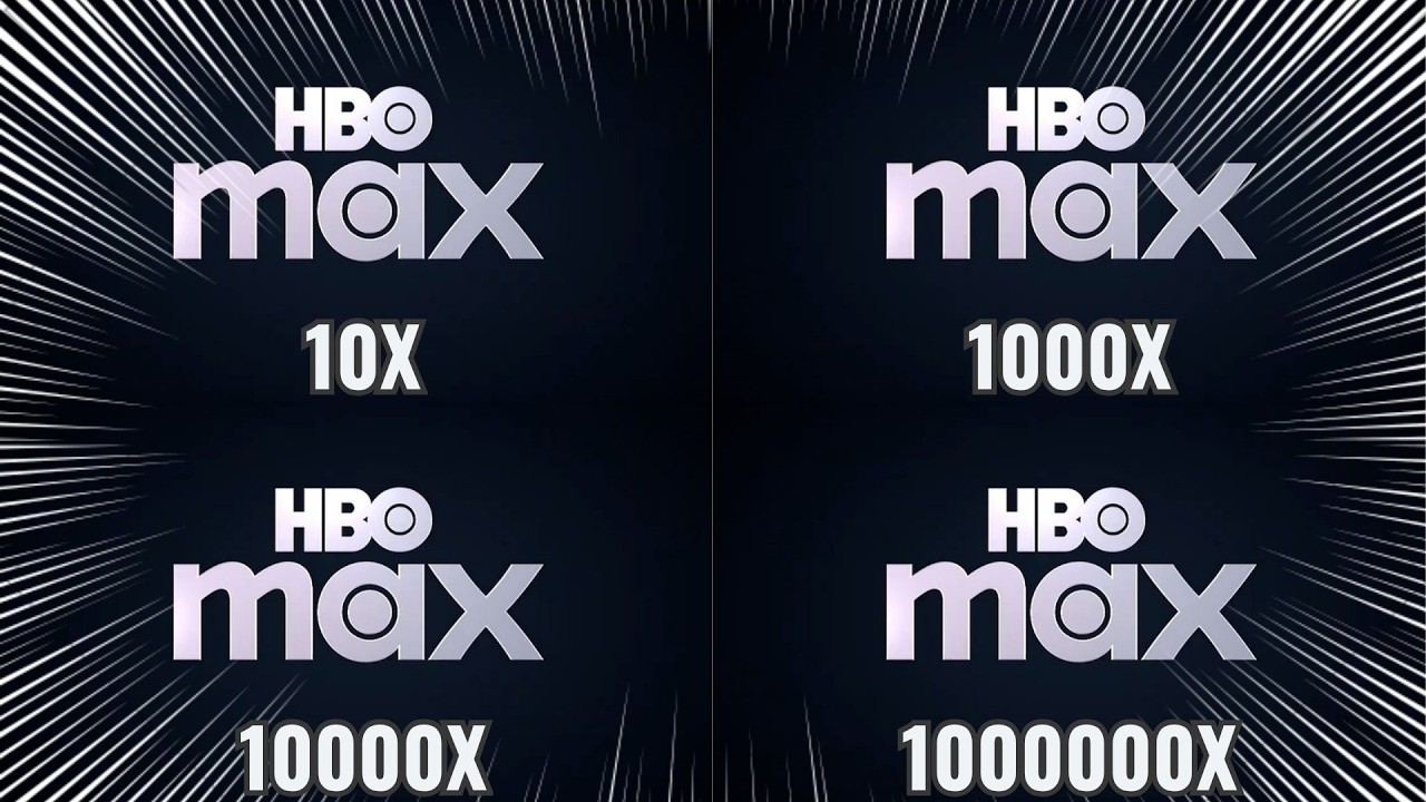 HBO MAX Intro Getting 1000000X Fast - YouTube