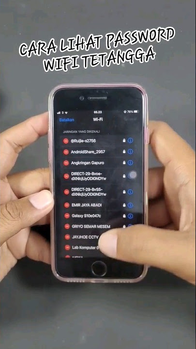 Cara Lihat Password Wifi Tetangga