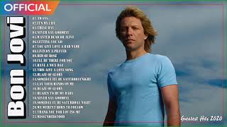 Bon Jovi Nonstop Best Songs  Playlist 2020 - Bon Jovi Greatest Hits Full Album