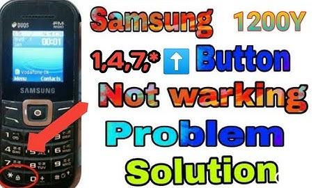 Samsung gt 1200y keypad weys samsung ⬆️,1,4,7,* key not working #samsung#samsungmobilereparing