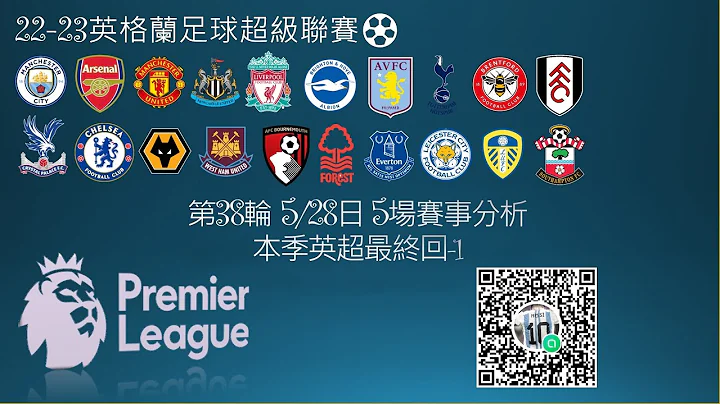 『英超賽事分析』英超38輪 5月28日 阿斯頓維拉vs布萊頓 里茲聯vs熱刺 布倫特福德vs曼城 艾佛頓vs伯恩茅斯 萊斯特城vs西漢姆聯#英格蘭足球超級聯賽⚽#英超#足球預測#足球分析#英超最終回 - 天天要聞