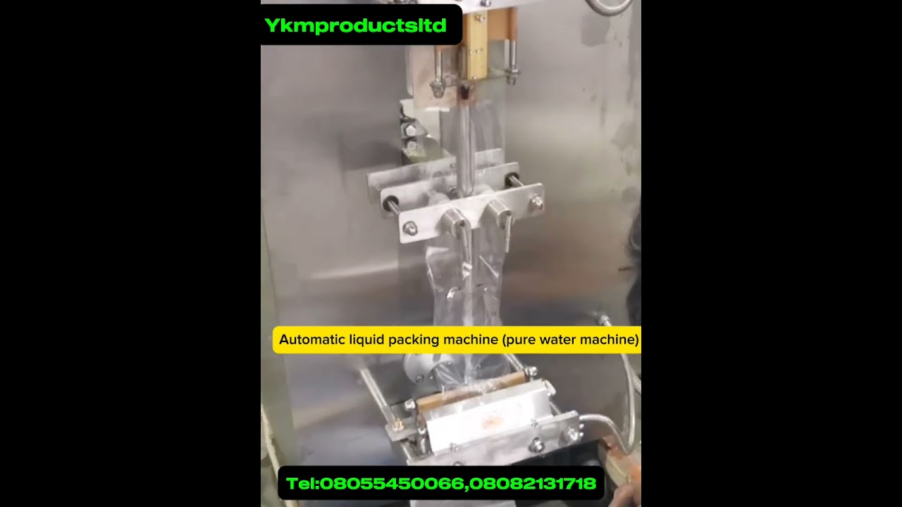 Automatic liquid packing machine (pure water machine@Ykm Products limited