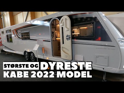 Største og dyreste Kabe campingvogn - 2022 model