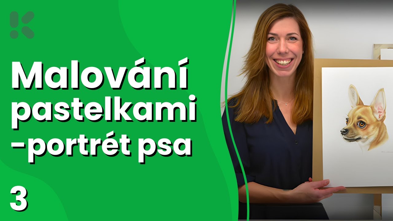 Kreslení pastelkami – portrét psa: 2. díl – Na co si dát pozor
