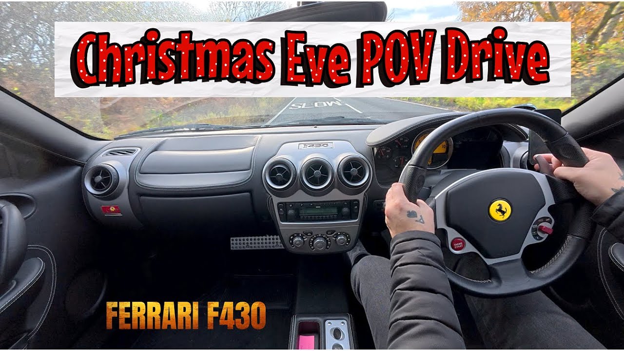 Ferrari F430 в канун Рождества, 480 л.с., расслабляющая поездка