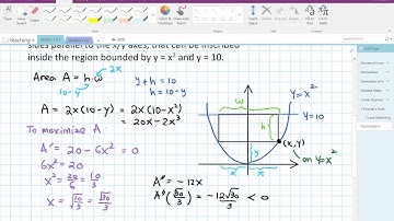 Calculus 1--21 Optimization