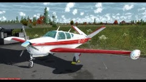 Beechcraft V-35B Bonanza, by A2A. VFR: (ESSD-ESSA) Sweden!