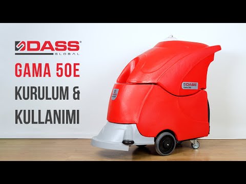 Elektrikli Zemin Yıkama Makinası Dass Gama 50E Videosu