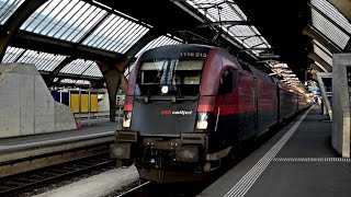 ÖBB railjet in Zürich HB