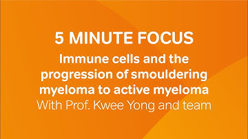 5 Minute Focus: Immune cells and the progression of smouldering myeloma to active myeloma