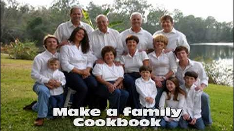 Family Cookbook Project - Make a Recipe Book Software