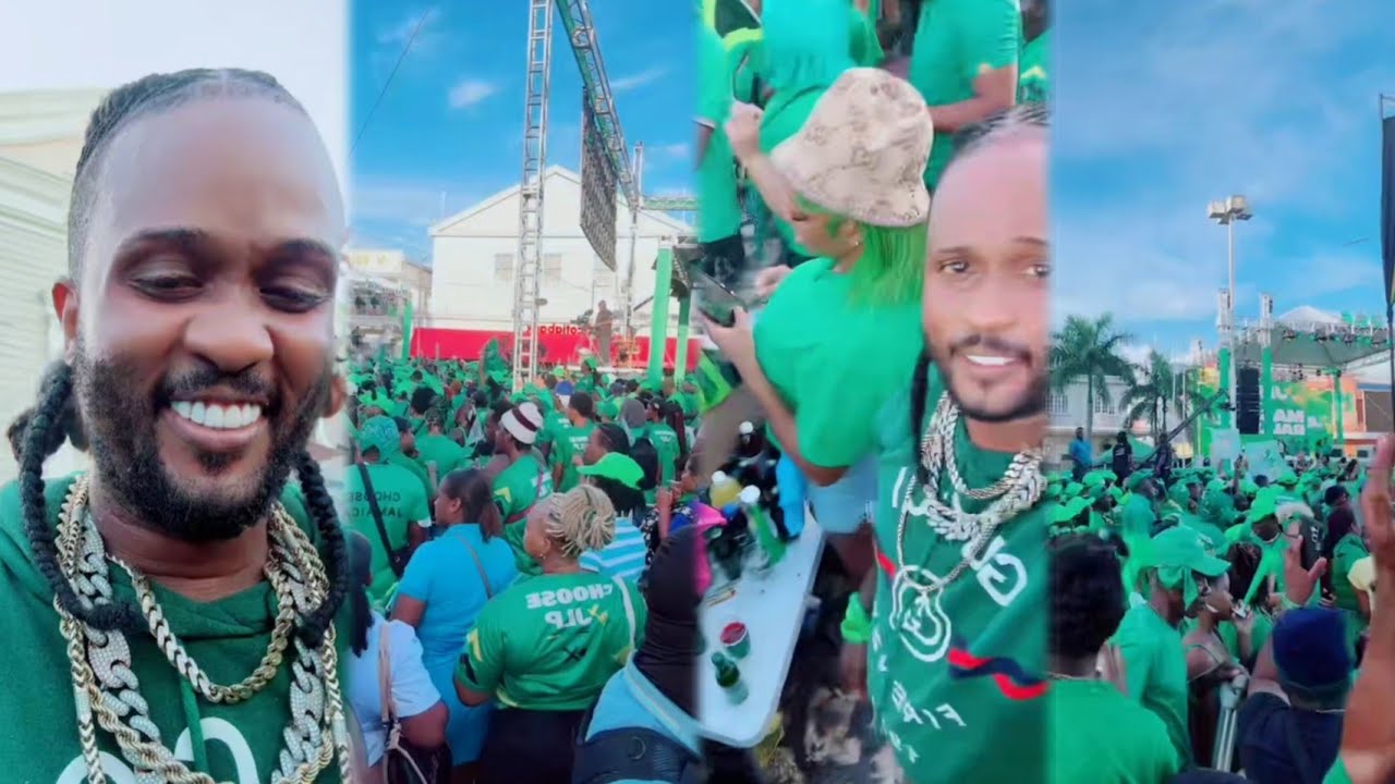 RT Boss at JLP Mass Rally in Sam Sharpe Square Montego Bay 2025 - YouTube