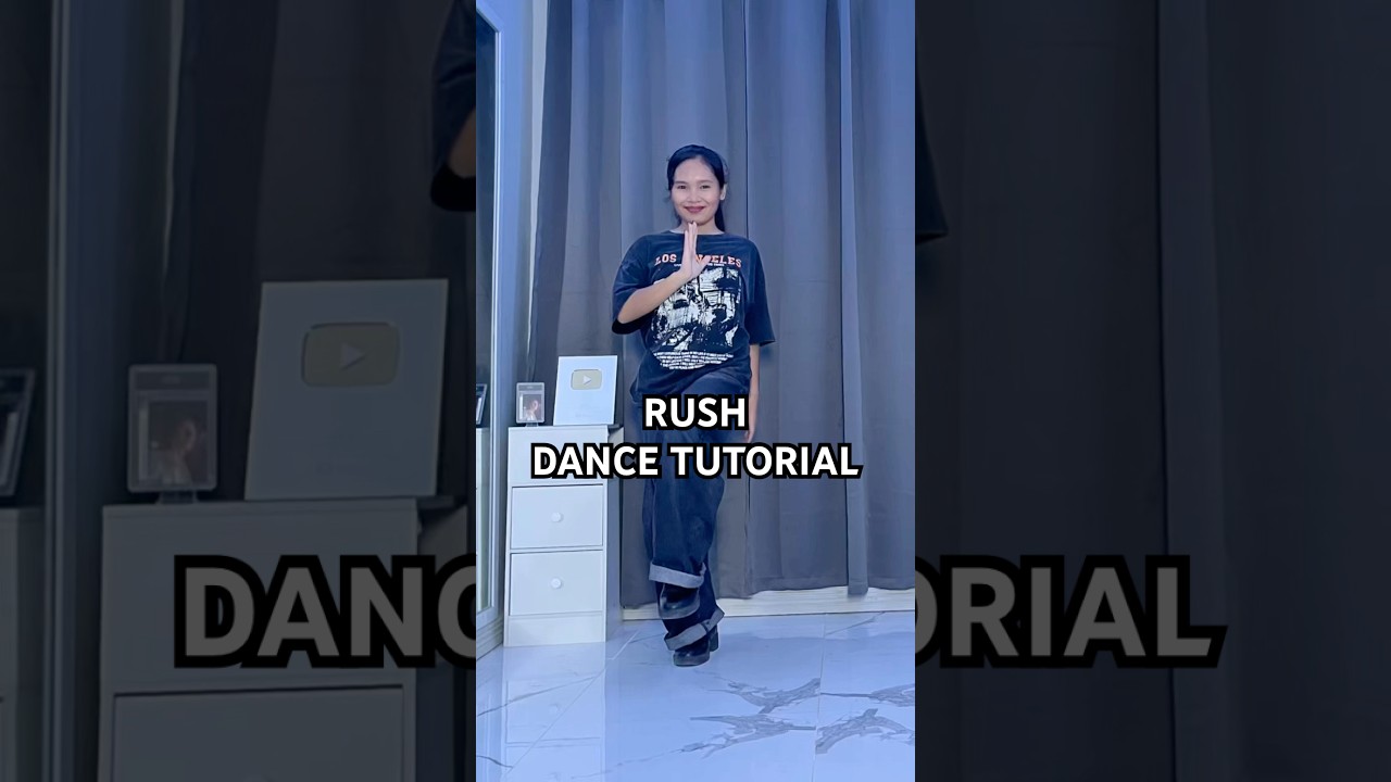 new RUSH Tiktok Dance Tutorial Slow and Mirrored 