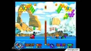Worms Blast GameCube Gameplay - Pop, splot, bang!