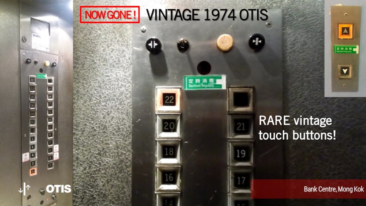 [GONE] Amazing Vintage OTIS Elevator Bank Centre, HK (Lift S1) YouTube
